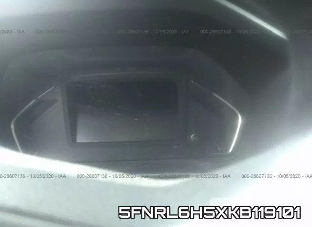 5FNRL6H5XKB119101 фото 8