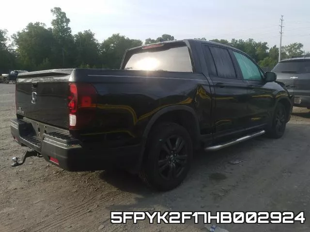 5FPYK2F17HB002924 фото 5