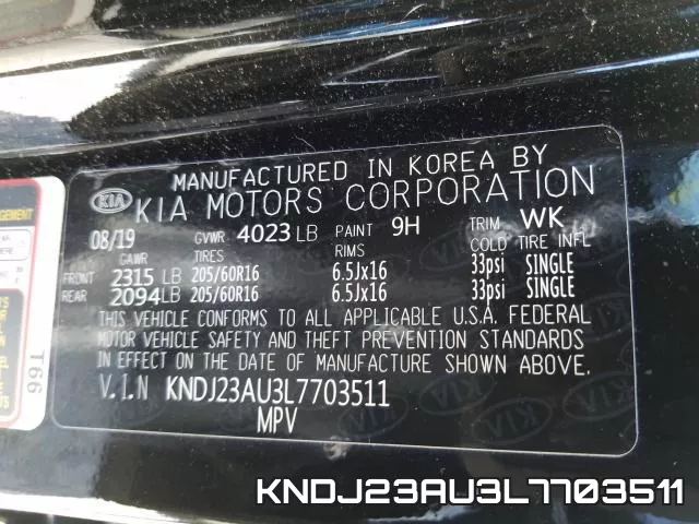 KNDJ23AU3L7703511 фото 2