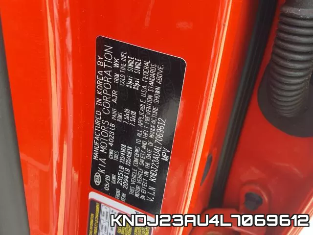 KNDJ23AU4L7069612 фото 2
