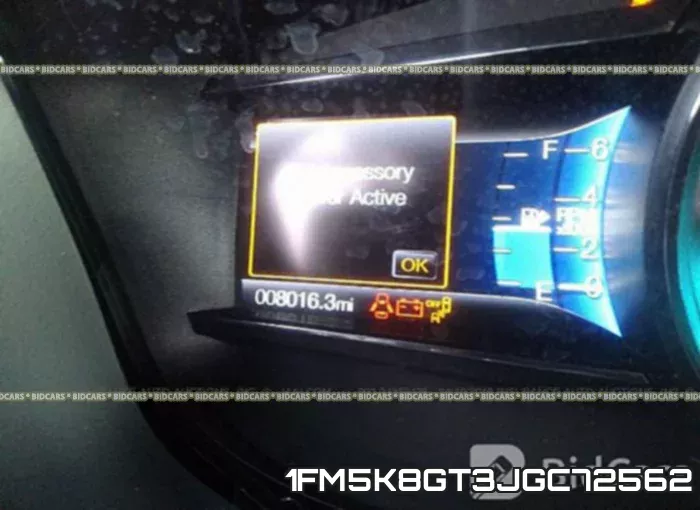 1FM5K8GT3JGC72562 фото 8