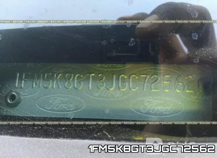 1FM5K8GT3JGC72562 фото 10