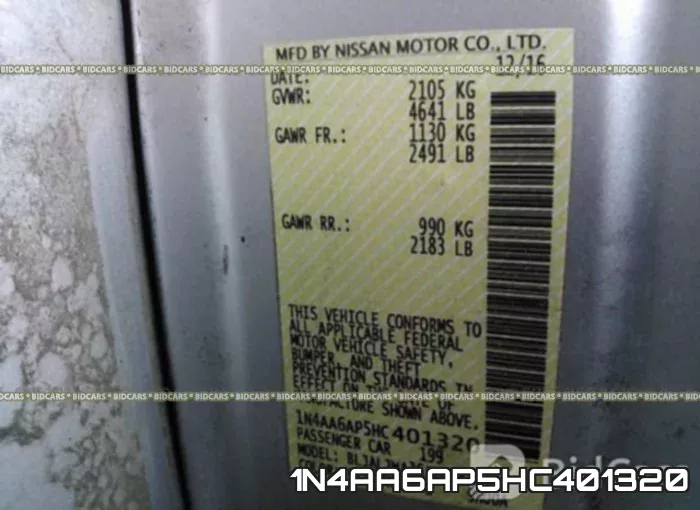 1N4AA6AP5HC401320 фото 10