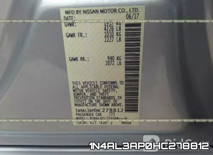 1N4AL3AP0HC278812 фото 10