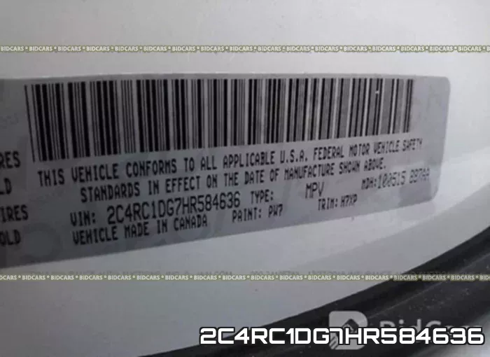 2C4RC1DG7HR584636 фото 10