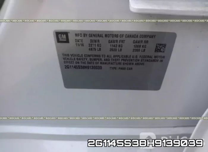 2G1145S38H9139039 фото 10