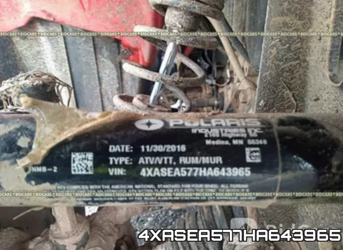 4XASEA577HA643965 фото 2