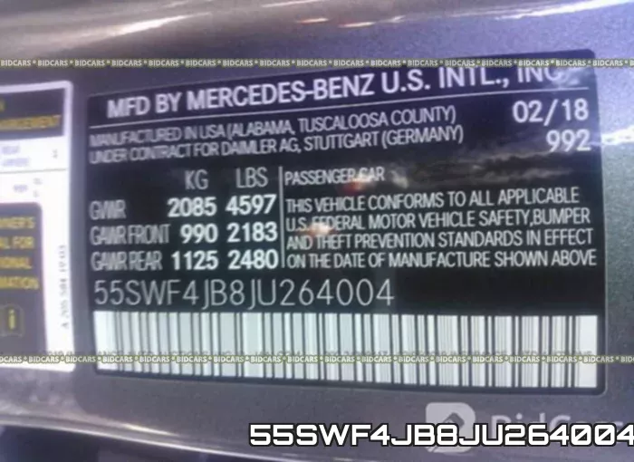 55SWF4JB8JU264004 фото 10