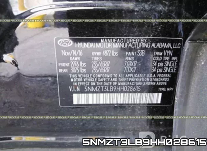 5NMZT3LB9HH028615 фото 10