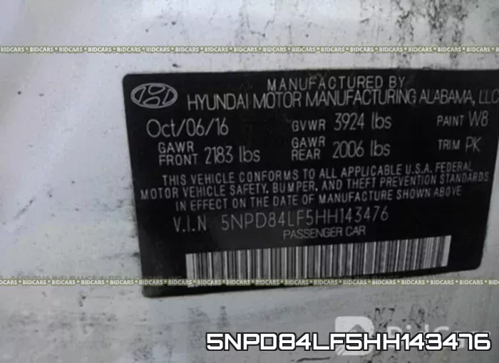 5NPD84LF5HH143476 фото 10