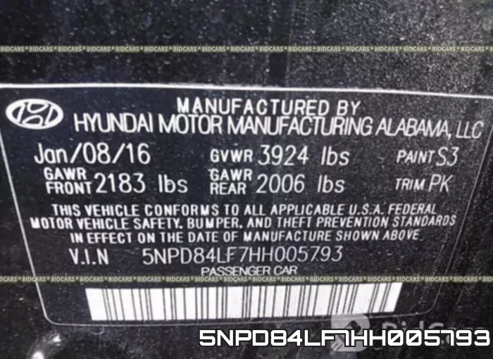 5NPD84LF7HH005793 фото 10