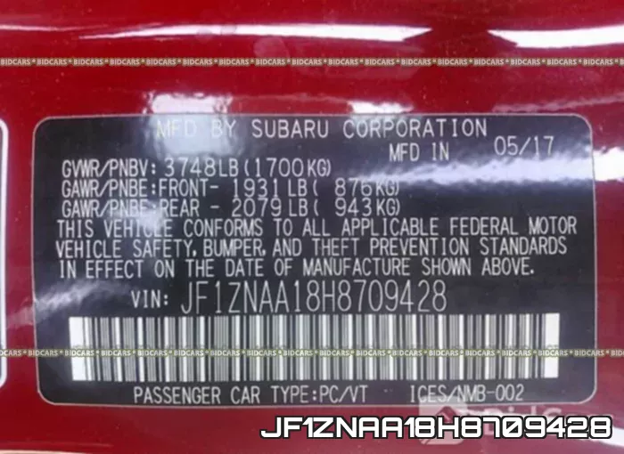 JF1ZNAA18H8709428 фото 10