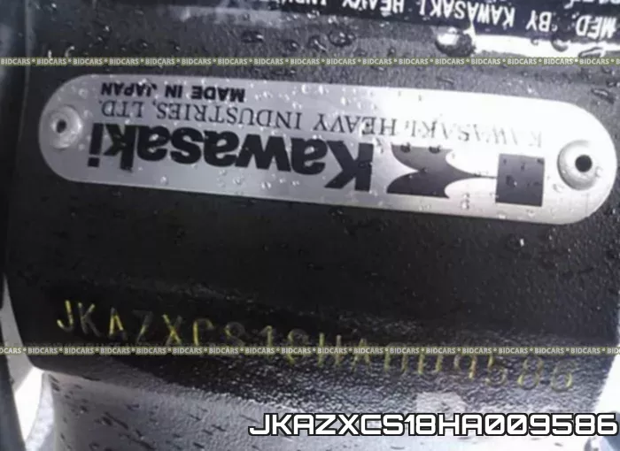JKAZXCS18HA009586 фото 2