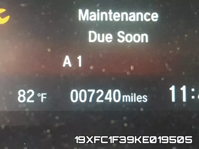 19XFC1F39KE019505 фото 9