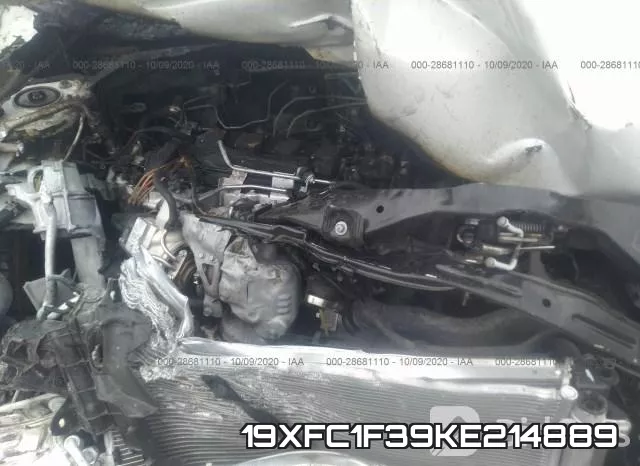 19XFC1F39KE214889 фото 2