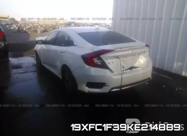 19XFC1F39KE214889 фото 4