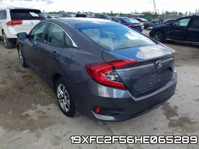 19XFC2F56HE065289 фото 4