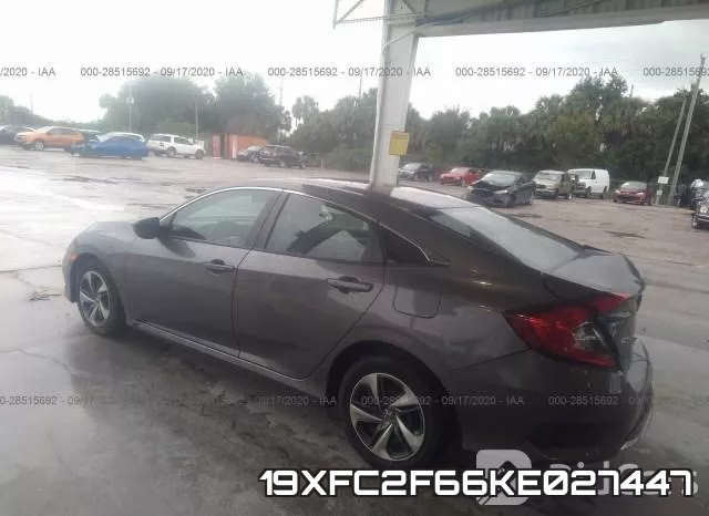 19XFC2F66KE027447 фото 4