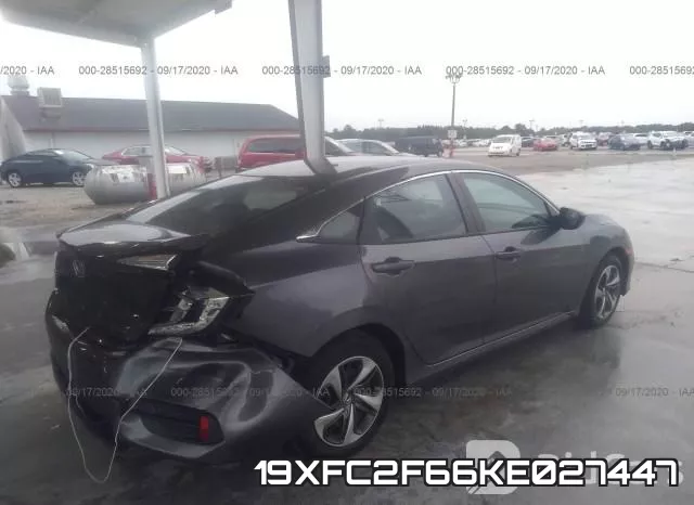 19XFC2F66KE027447 фото 5