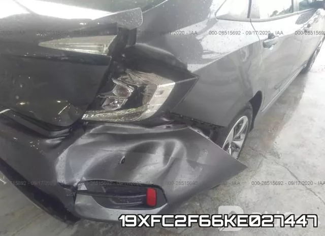 19XFC2F66KE027447 фото 6