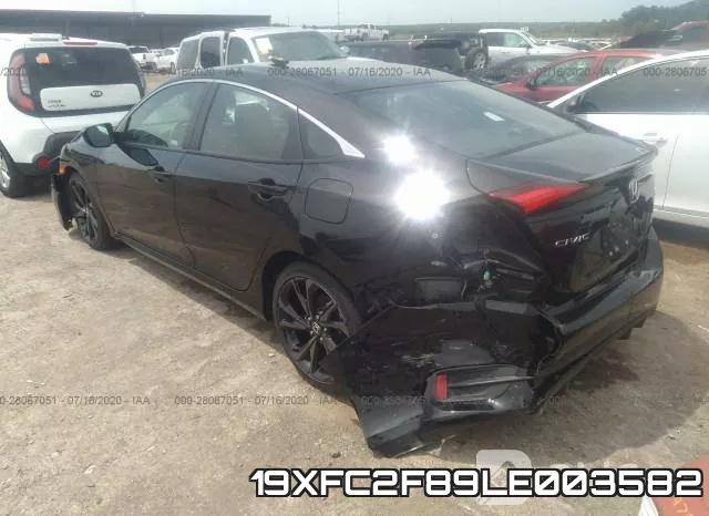 19XFC2F89LE003582 фото 4