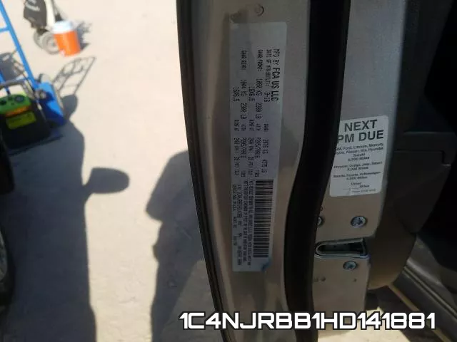 1C4NJRBB1HD141881 фото 2
