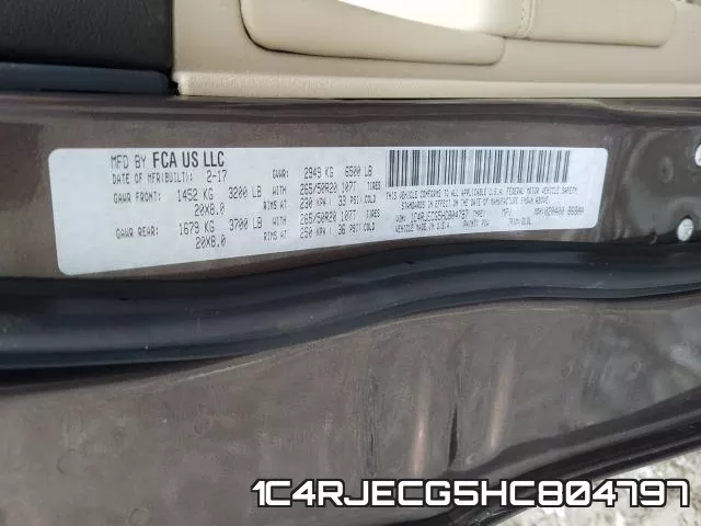 1C4RJECG5HC804797 фото 2
