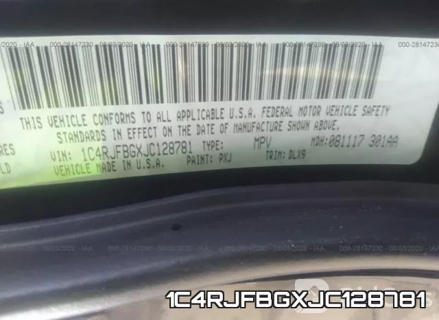 1C4RJFBGXJC128781 фото 10