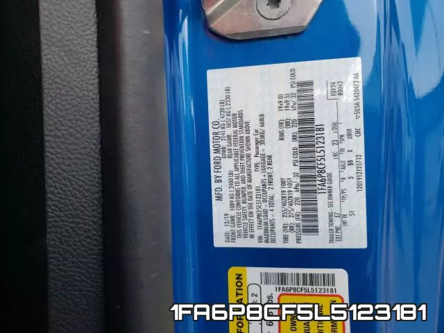 1FA6P8CF5L5123181 фото 2