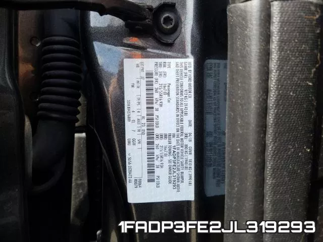 1FADP3FE2JL319293 фото 2