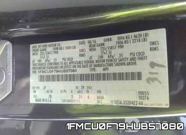 1FMCU0F79HUB57080 фото 10