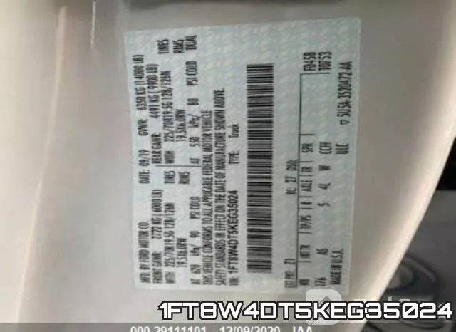 1FT8W4DT5KEG35024 фото 2