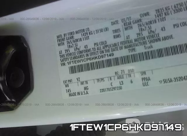 1FTEW1CP6HKD97149 фото 10