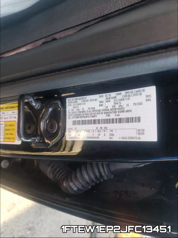 1FTEW1EP2JFC13451 фото 2