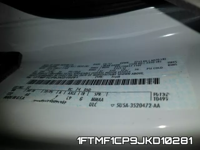 1FTMF1CP9JKD10281 фото 2