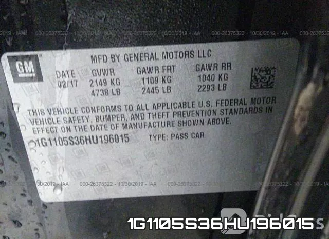 1G1105S36HU196015 фото 10