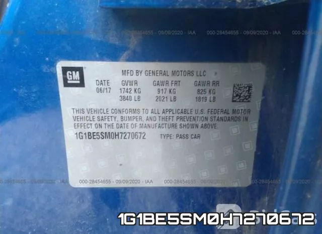 1G1BE5SM0H7270672 фото 10