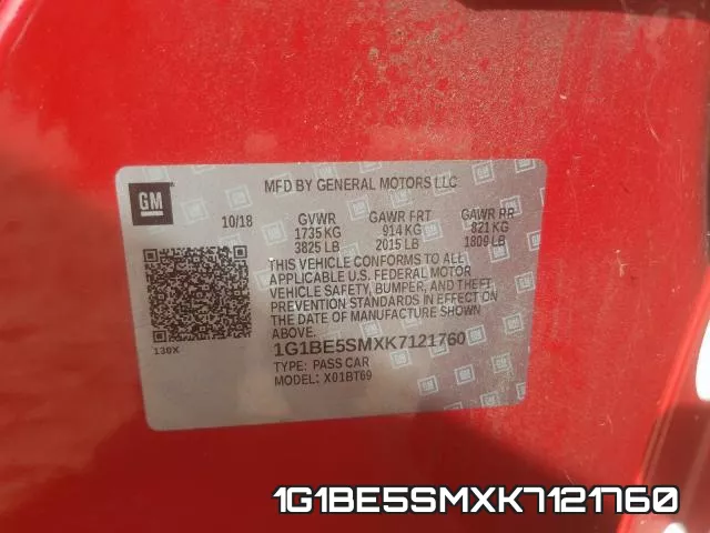 1G1BE5SMXK7121760 фото 2