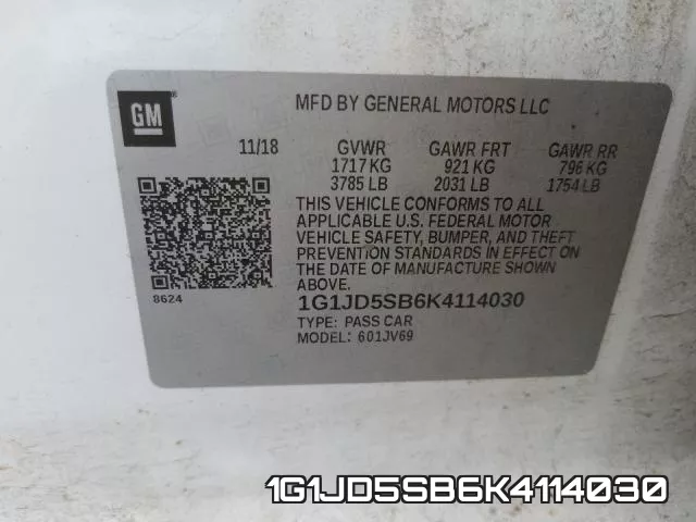 1G1JD5SB6K4114030 фото 2