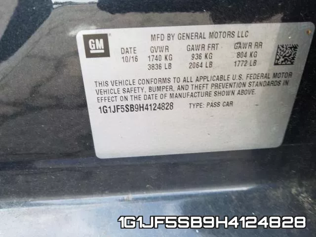 1G1JF5SB9H4124828 фото 2