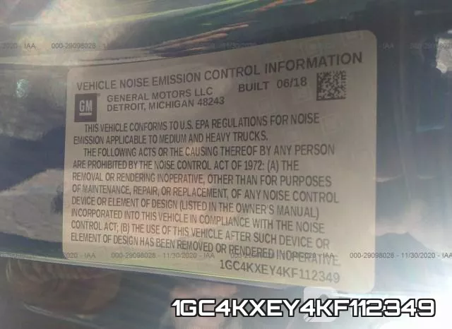 1GC4KXEY4KF112349 фото 10