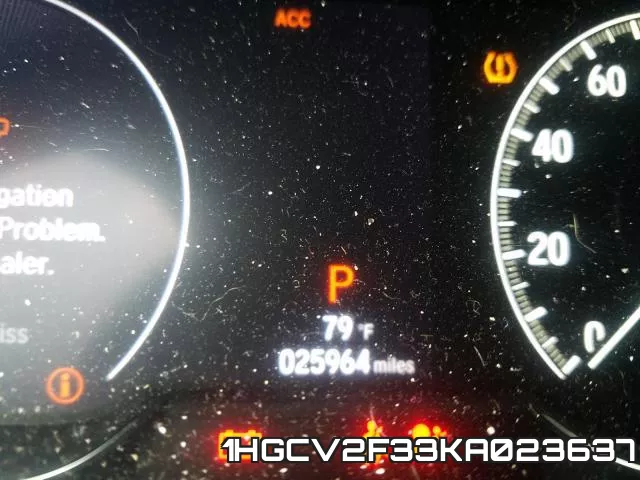 1HGCV2F33KA023637 фото 9