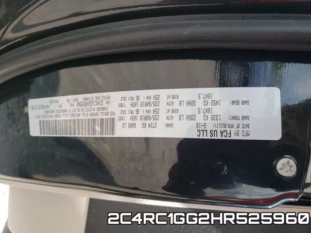 2C4RC1GG2HR525960 фото 2
