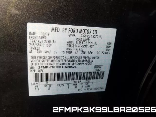 2FMPK3K99LBA20526 фото 2