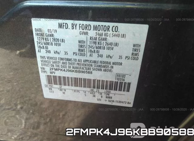 2FMPK4J96KBB90588 фото 10
