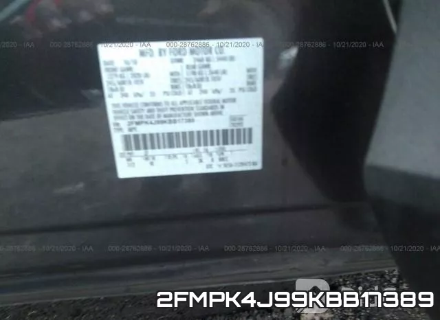 2FMPK4J99KBB17389 фото 9