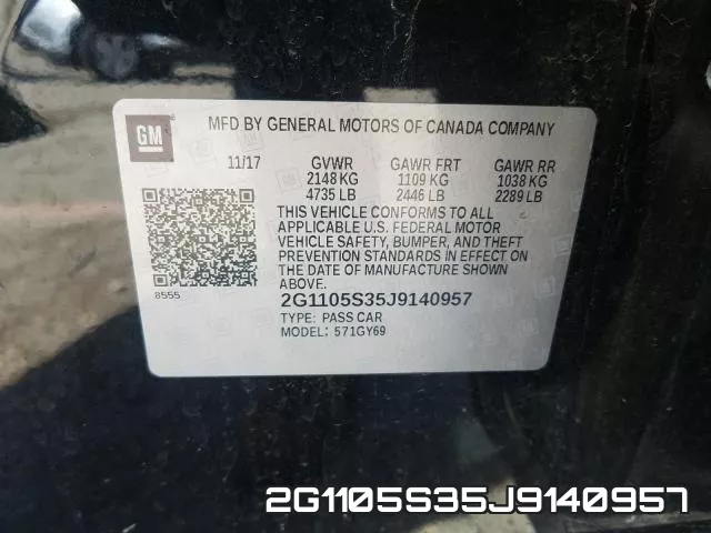 2G1105S35J9140957 фото 2