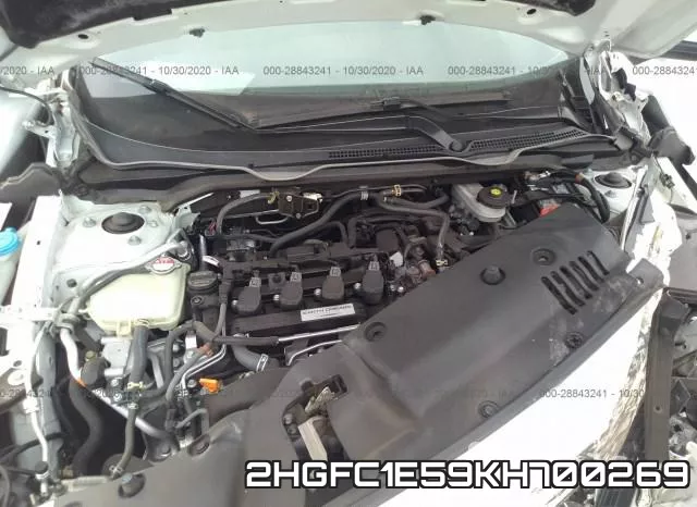 2HGFC1E59KH700269 фото 2