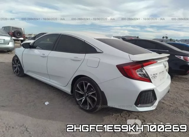 2HGFC1E59KH700269 фото 4