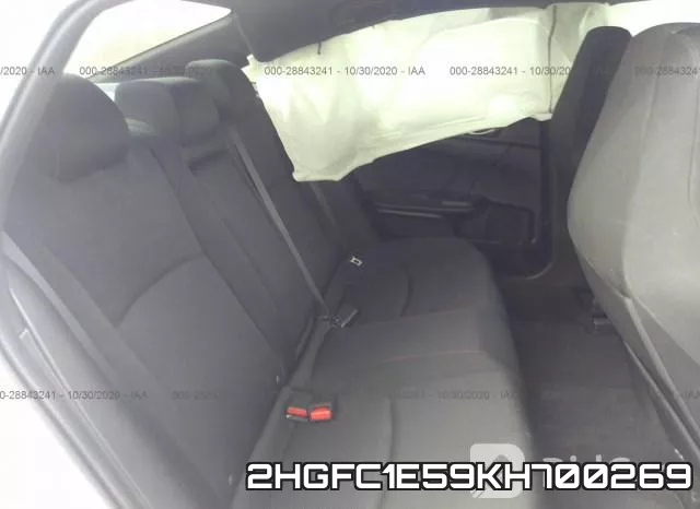 2HGFC1E59KH700269 фото 9